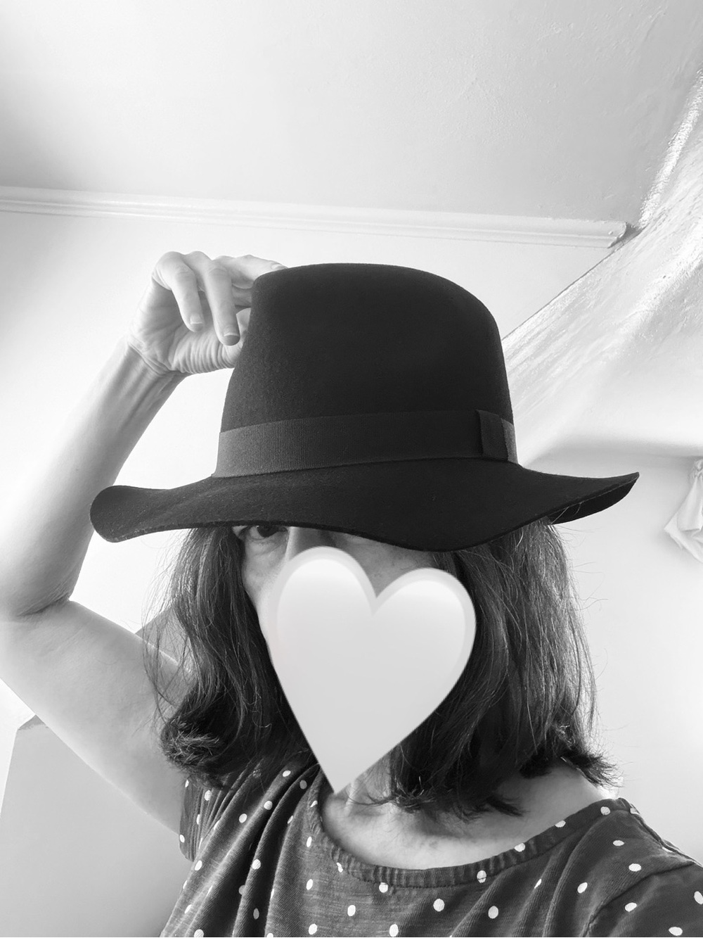 Biltmore x Madewell Black Wool Hat Bohemian